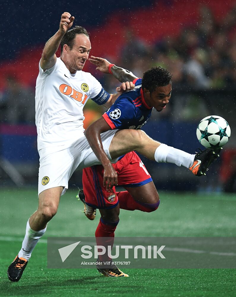 UEFA Champions League. CSKA vs. Young Boys