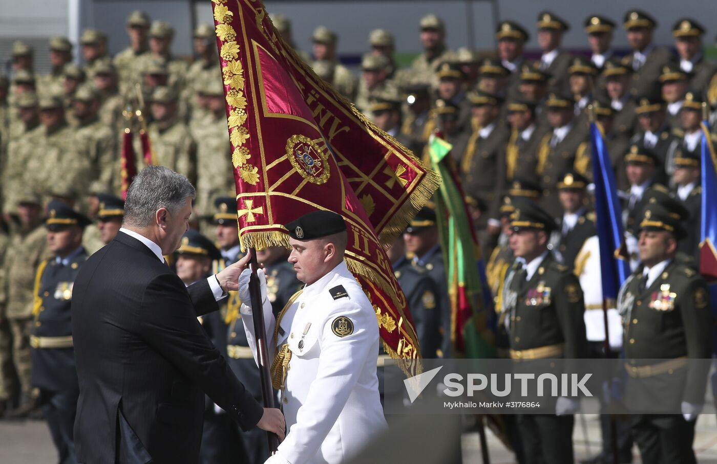 Parade to mark Independence Day in Kiev