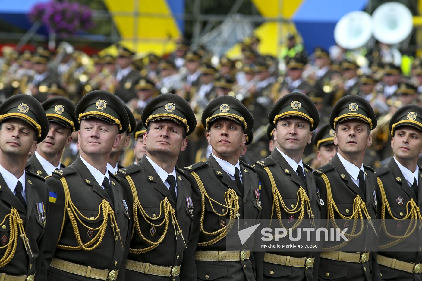 Parade to mark Independence Day in Kiev