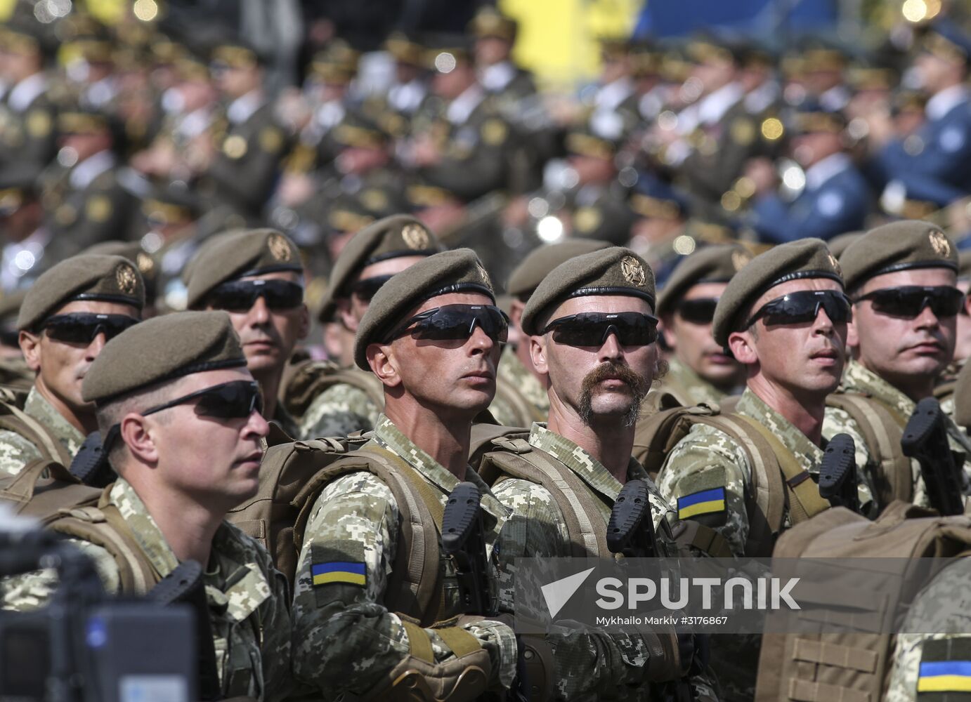 Parade to mark Independence Day in Kiev