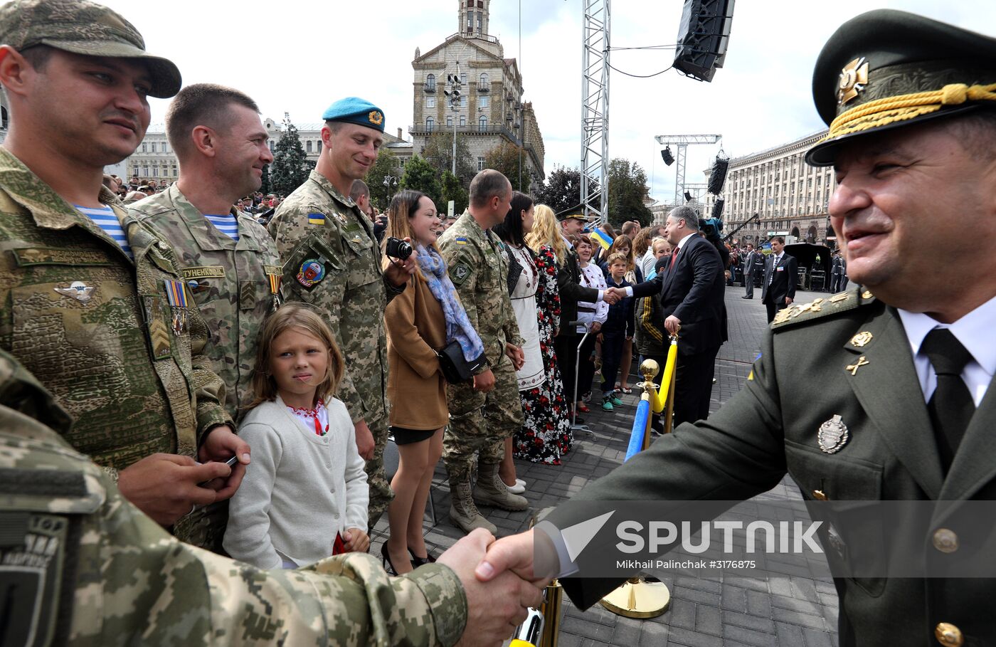 Parade to mark Independence Day in Kiev