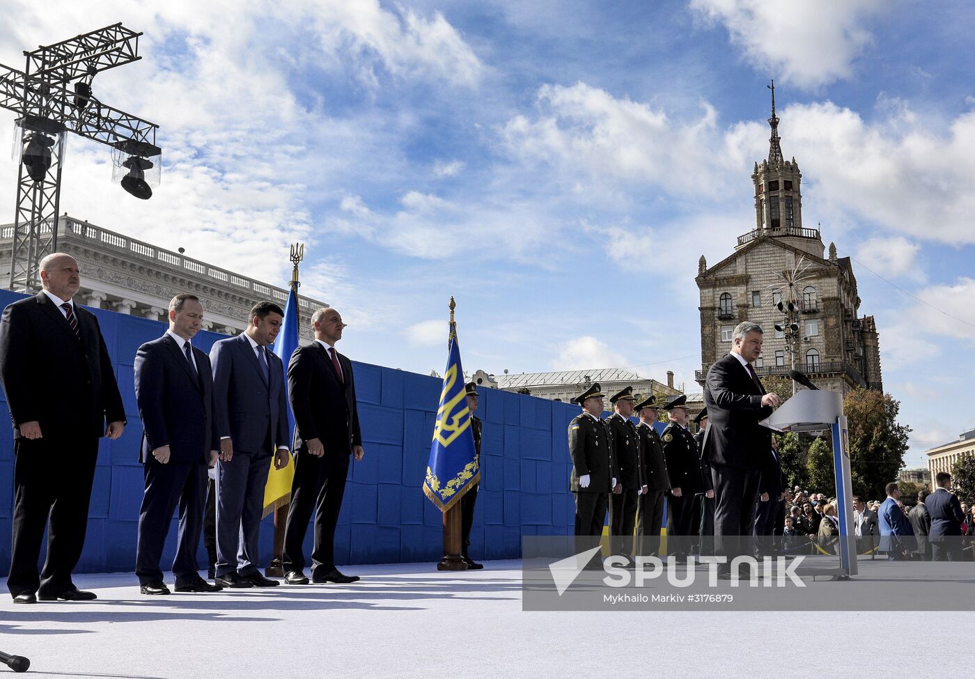 Parade to mark Independence Day in Kiev