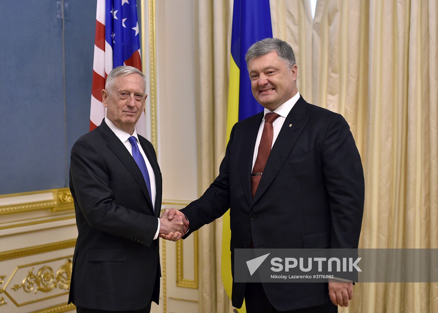 United States Secretary of Defense James Mattis visits Ukraine