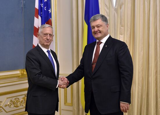 United States Secretary of Defense James Mattis visits Ukraine