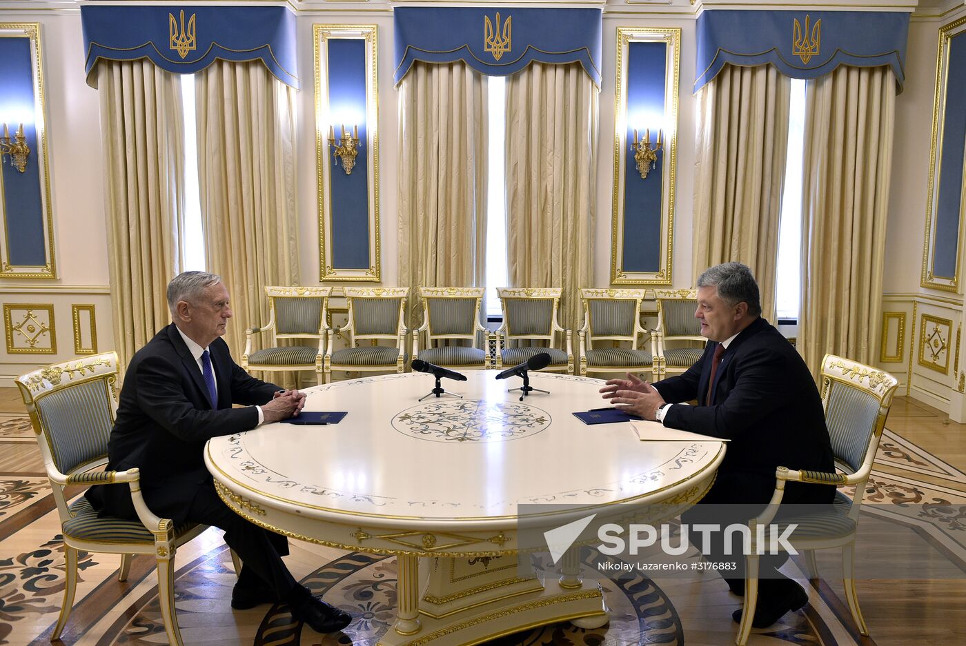 United States Secretary of Defense James Mattis visits Ukraine