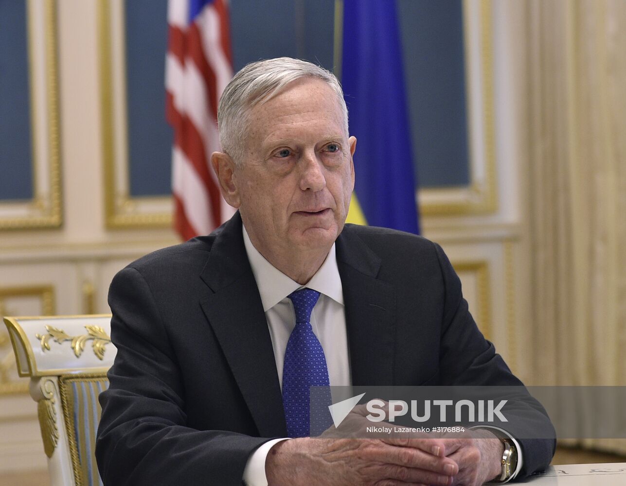 United States Secretary of Defense James Mattis visits Ukraine