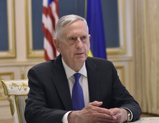 United States Secretary of Defense James Mattis visits Ukraine