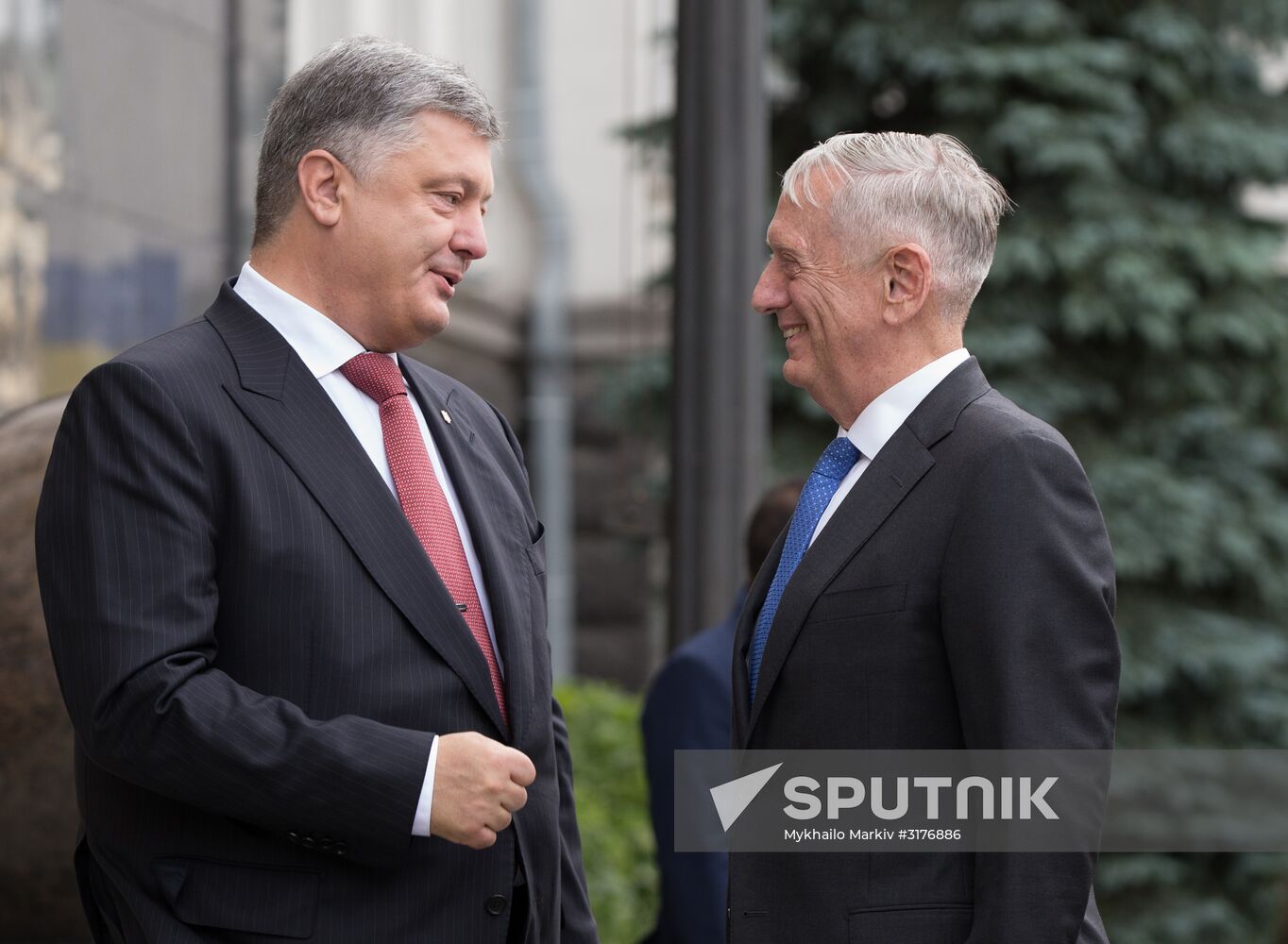 United States Secretary of Defense James Mattis visits Ukraine