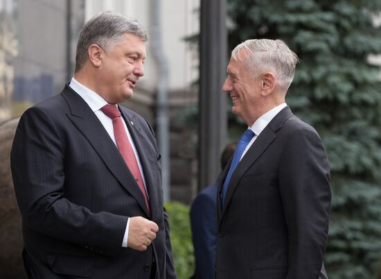 United States Secretary of Defense James Mattis visits Ukraine