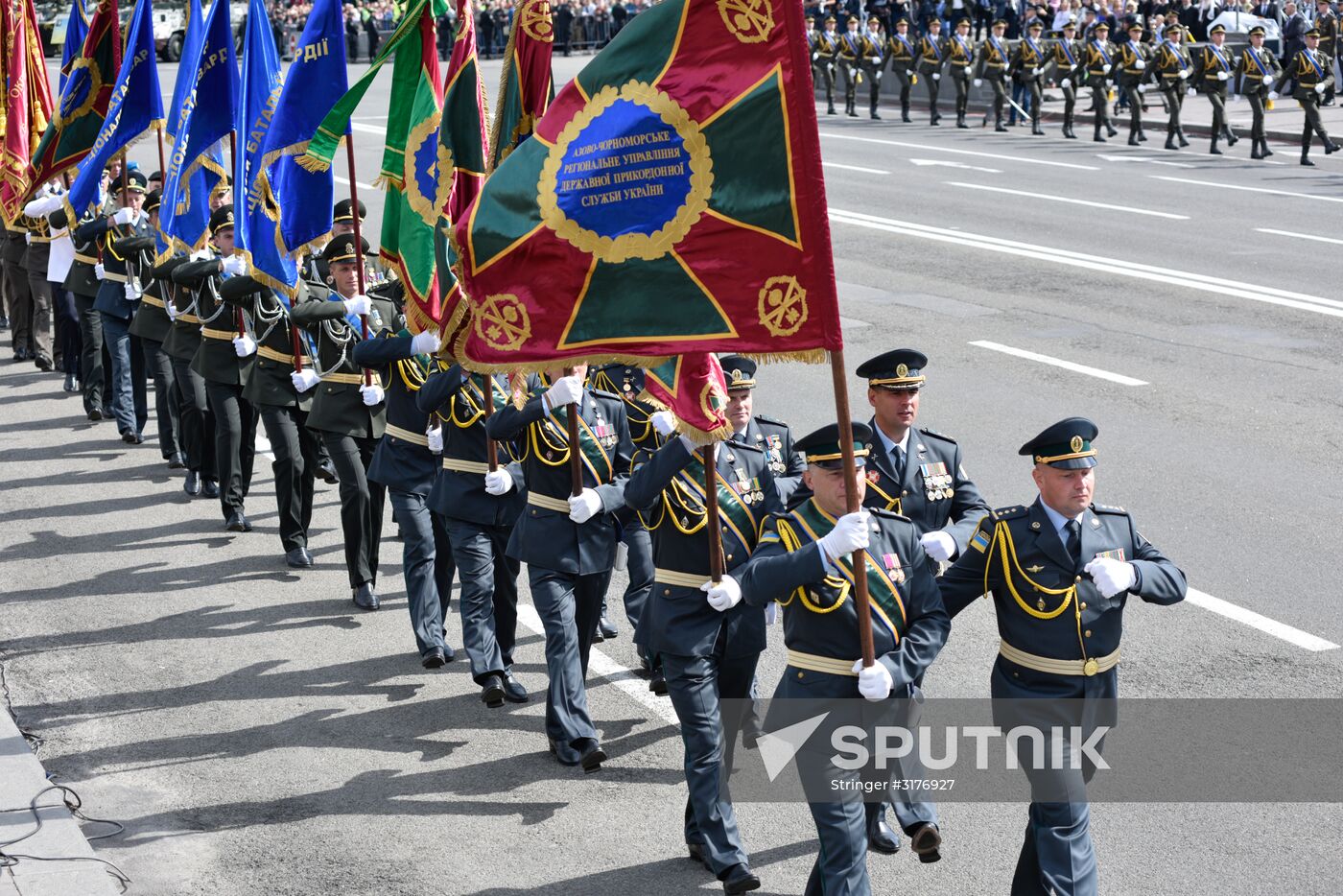 Parade to mark Independence Day in Kiev