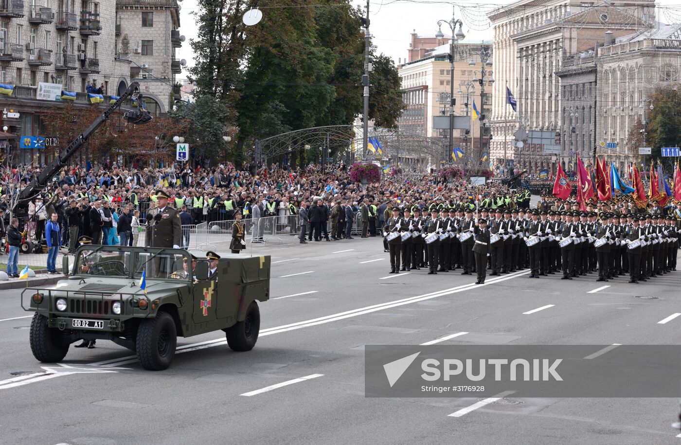 Parade to mark Independence Day in Kiev