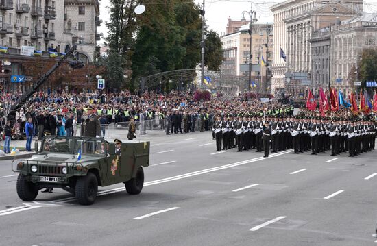 Parade to mark Independence Day in Kiev