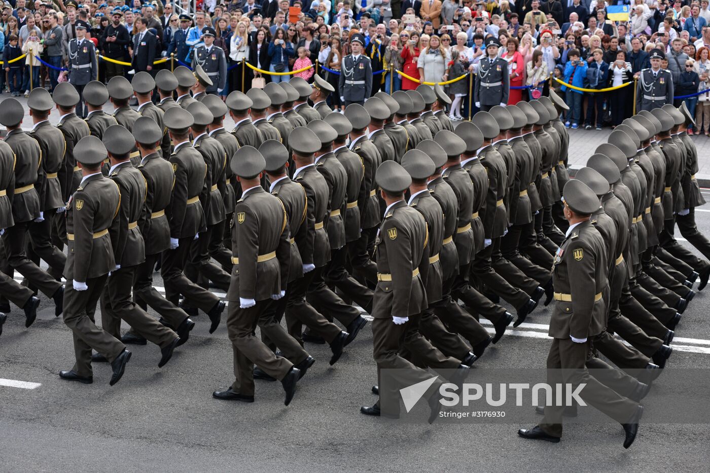 Parade to mark Independence Day in Kiev