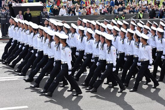 Parade to mark Independence Day in Kiev
