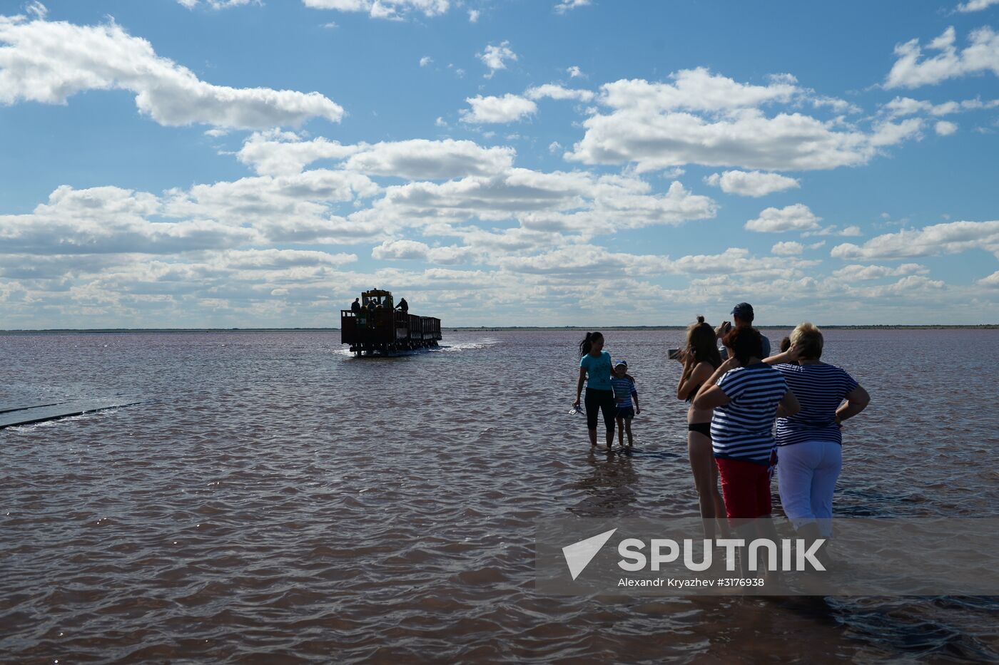 Salt lakes in Altai Territory