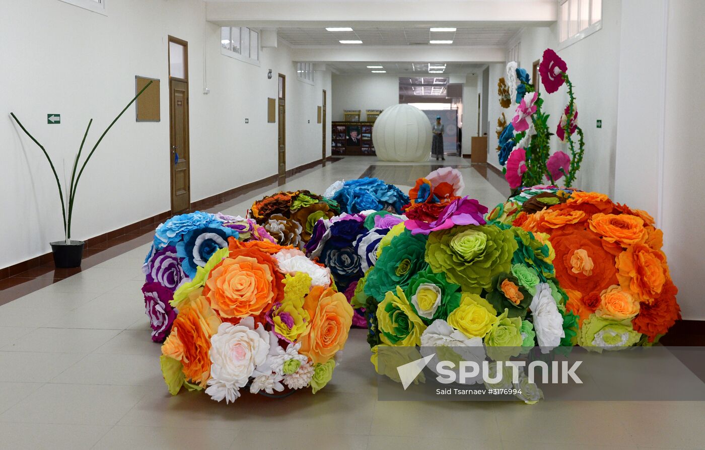 Preparing for new academic year in Grozny