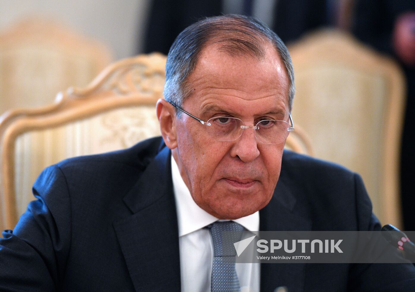 Russian Foreign Minister Sergei Lavrov meets with Cambodian Foreign Minister Prak Sokhonn