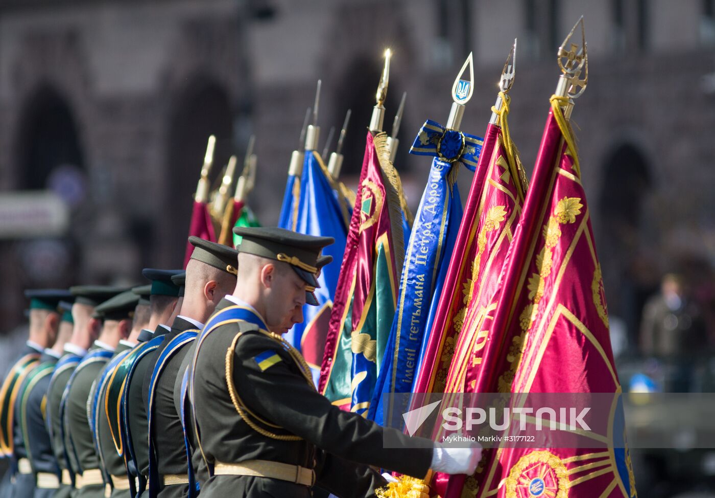 Parade to mark Independence Day in Kiev