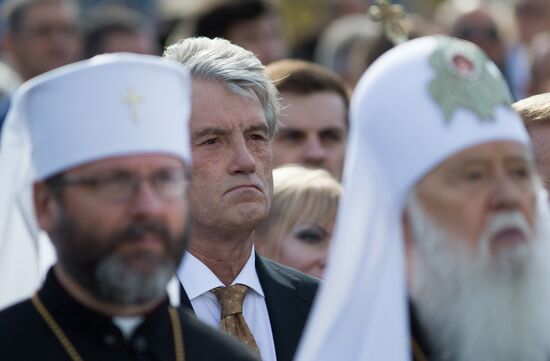 Parade to mark Independence Day in Kiev