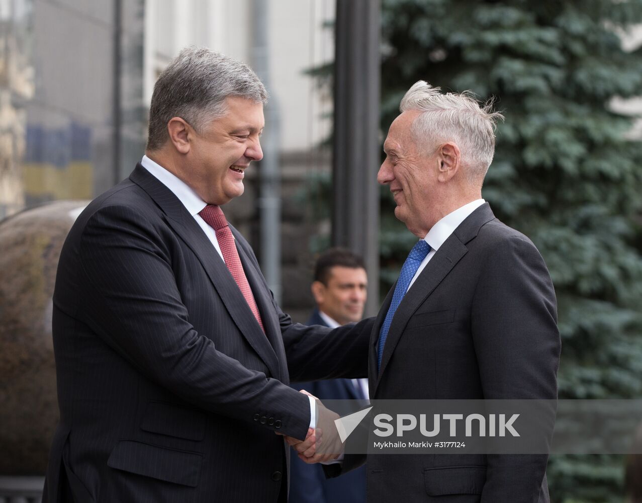 United States Secretary of Defense James Mattis visits Ukraine