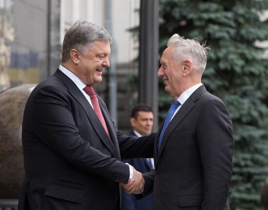 United States Secretary of Defense James Mattis visits Ukraine