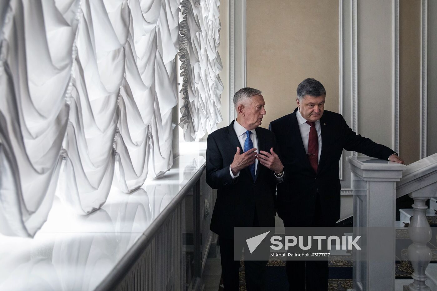 United States Secretary of Defense James Mattis visits Ukraine