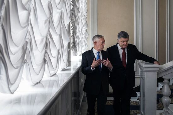 United States Secretary of Defense James Mattis visits Ukraine