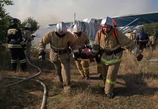 EMERCOM drill in Crimea