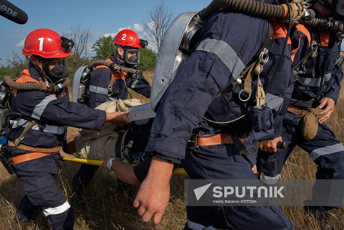 EMERCOM drill in Crimea