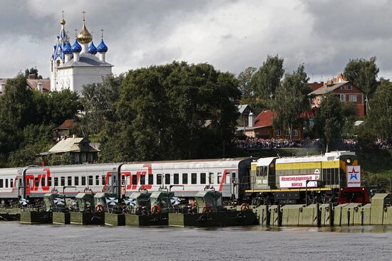 Military exercise in Yaroslavl region