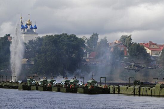 Military exercise in Yaroslavl region
