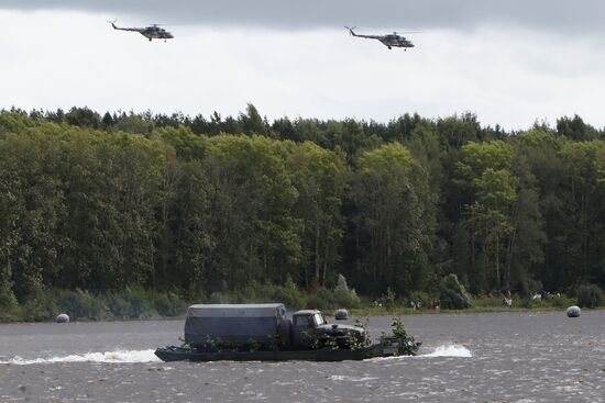 Military exercise in Yaroslavl region