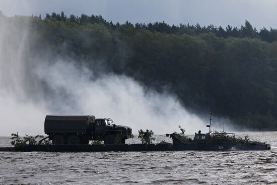 Military exercise in Yaroslavl region