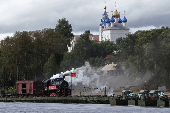 Military exercises in Yaroslavl region