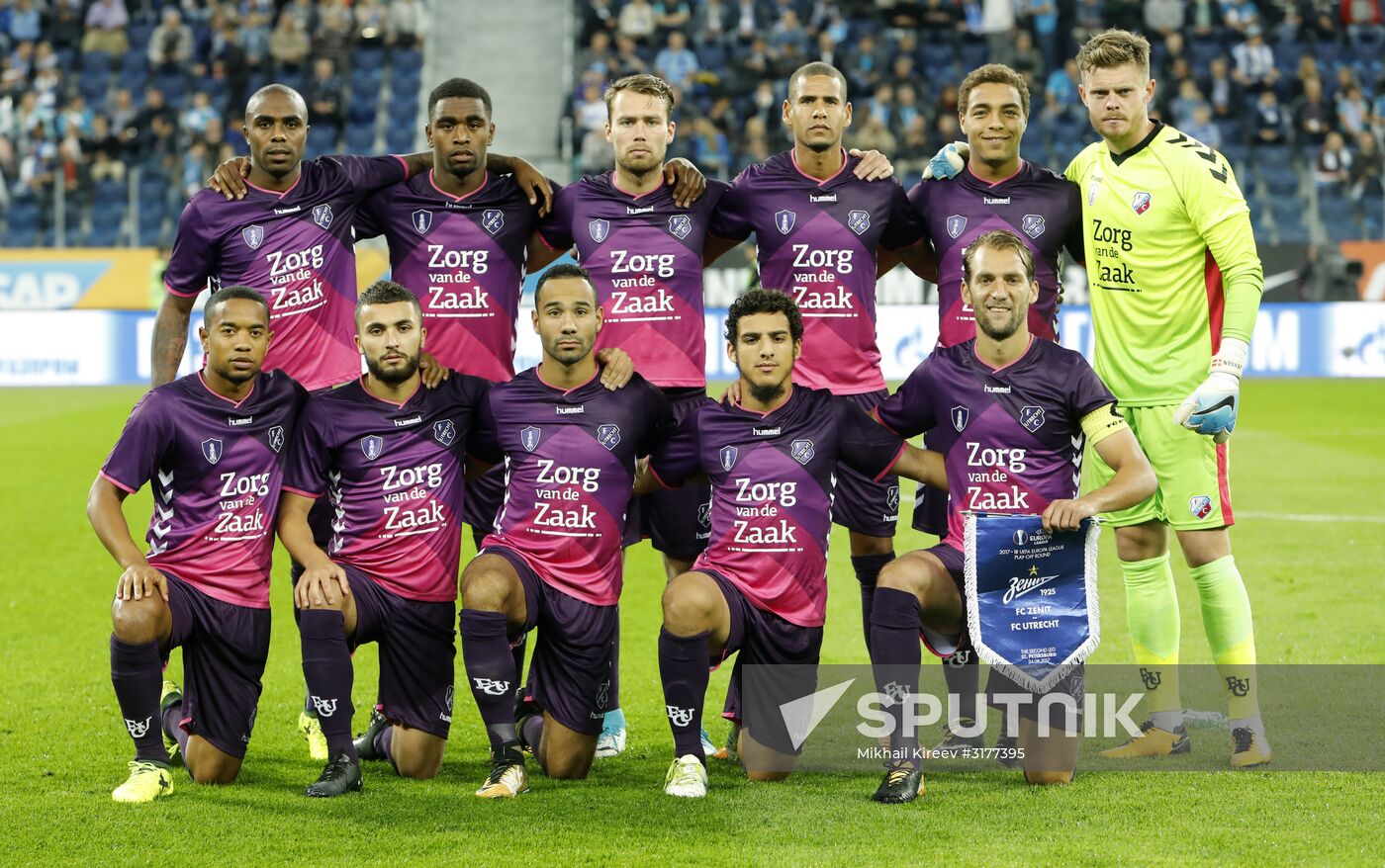 Football. Europa League. Zenit vs Utrecht