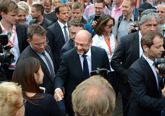 Election speech of chancellor candidate Martin Schulz in Essen