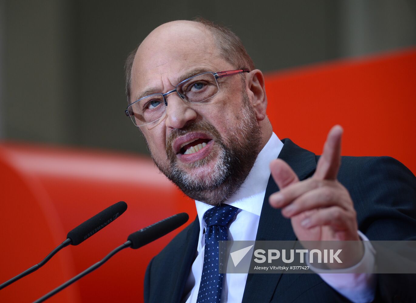Election speech of chancellor candidate Martin Schulz in Essen