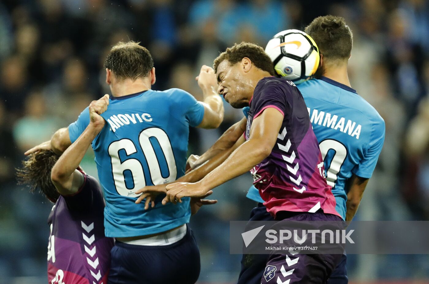 Football. Europa League. Zenit vs Utrecht
