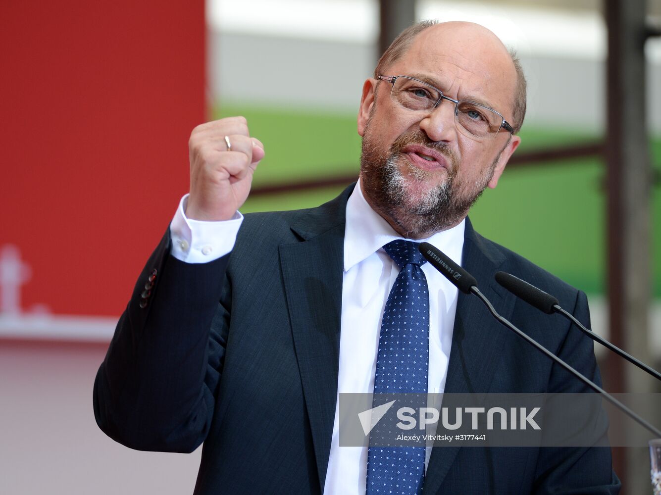 Election speech of chancellor candidate Martin Schulz in Essen