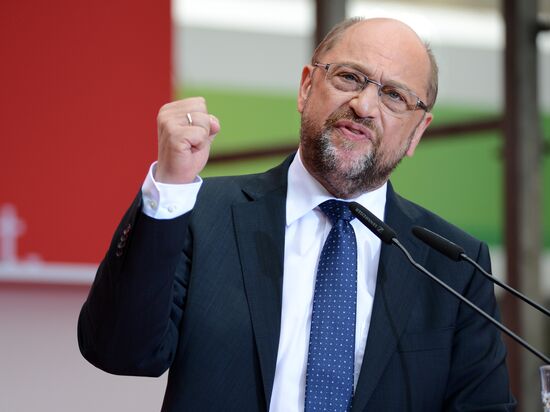Election speech of chancellor candidate Martin Schulz in Essen