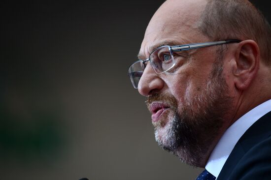 Election speech of chancellor candidate Martin Schulz in Essen