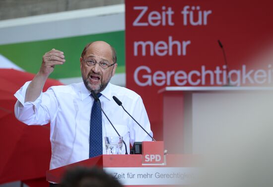 Election speech of chancellor candidate Martin Schulz in Essen