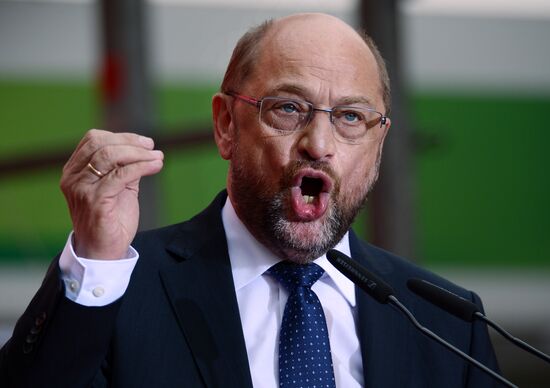 Election speech of chancellor candidate Martin Schulz in Essen