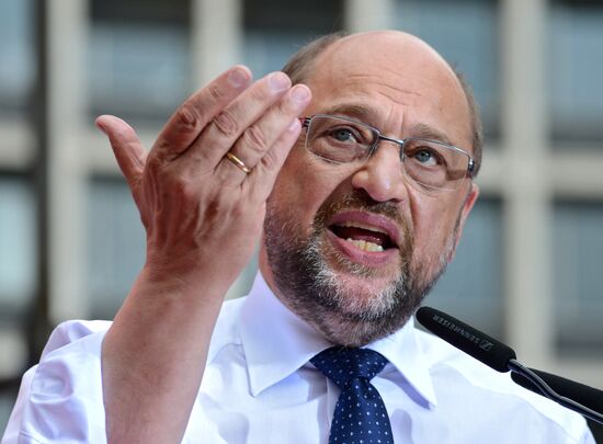Election speech of chancellor candidate Martin Schulz in Essen