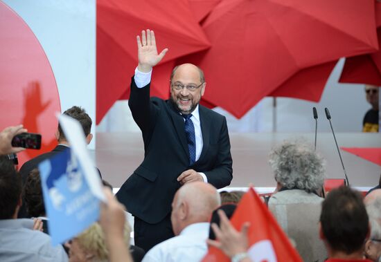 Election speech of chancellor candidate Martin Schulz in Essen