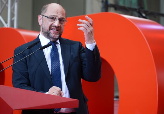 Election speech of chancellor candidate Martin Schulz in Essen