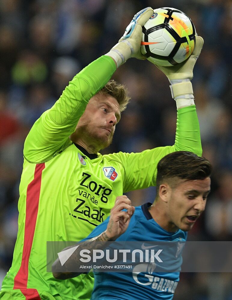 Football. Europa League. Zenit vs Utrecht