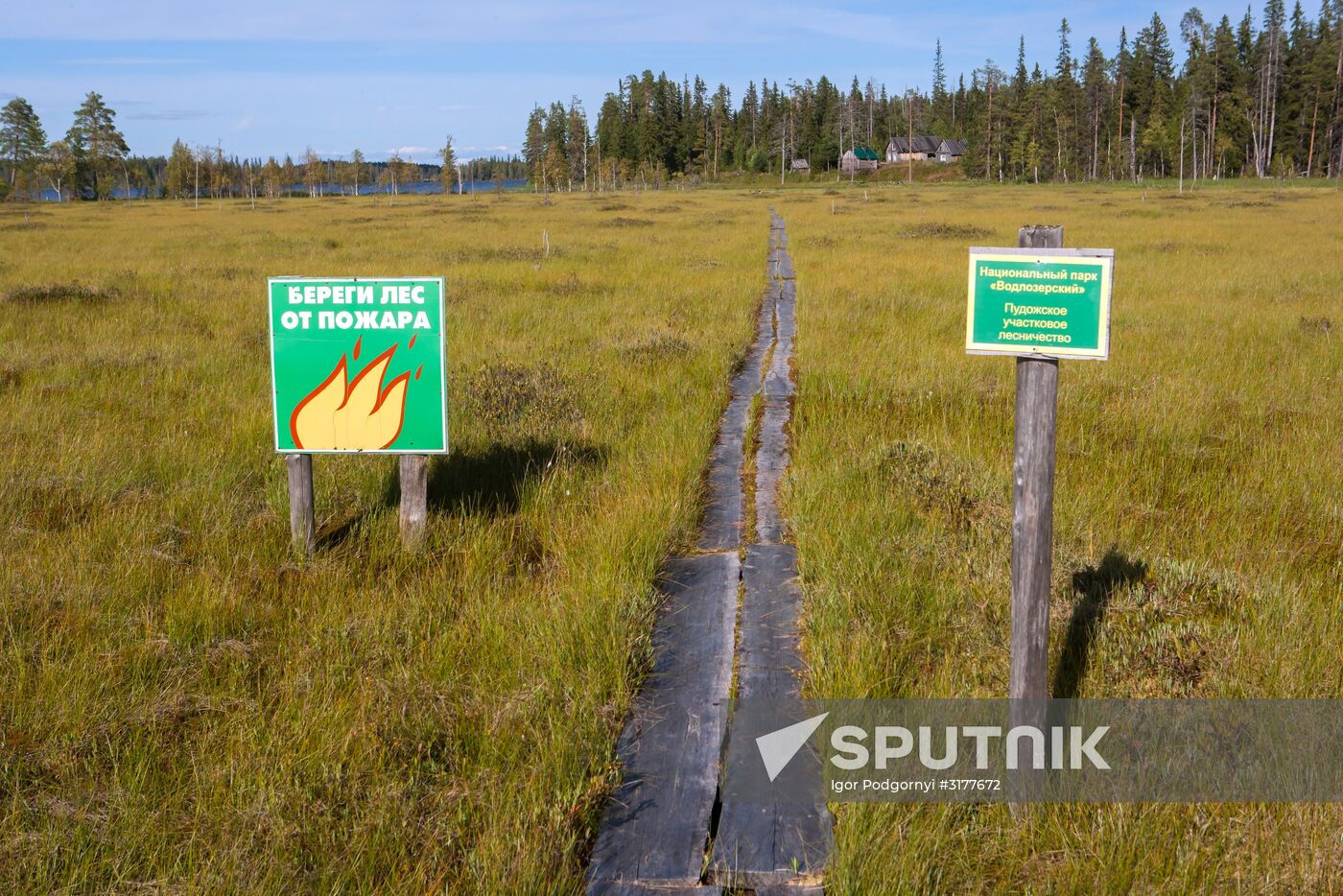 Vodlozero national park in Arkhangelsk Region