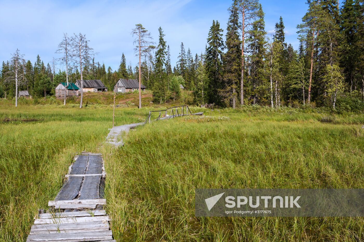 Vodlozero national park in Arkhangelsk Region