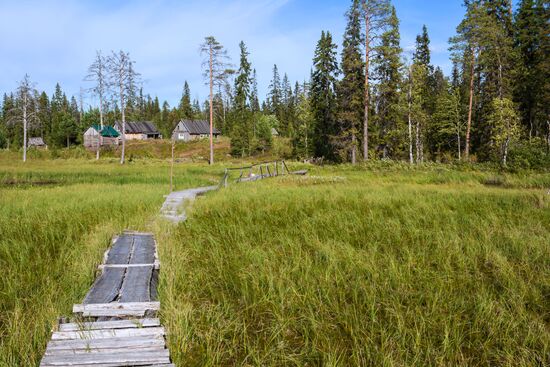 Vodlozero national park in Arkhangelsk Region